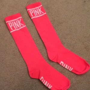 Brand New VS Pink tube socks